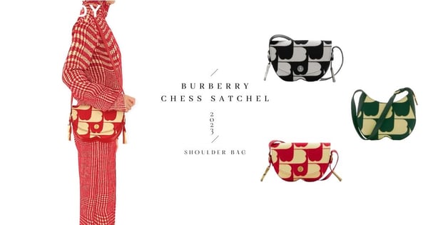胖胖的B型設計太可愛:Burberry Chess學院風斜背包,全新外衣亮眼上架!