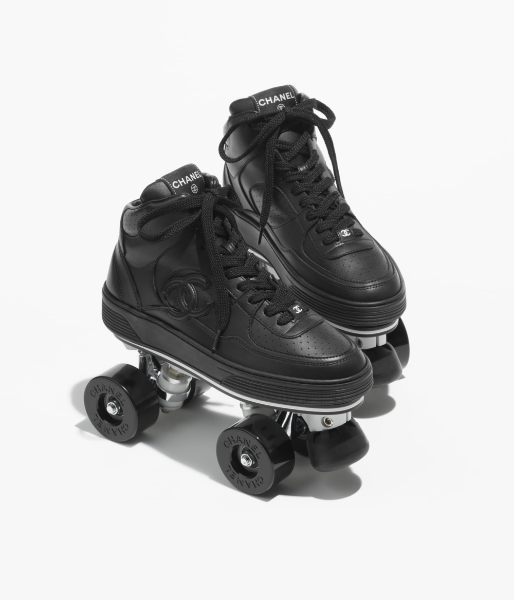 CHANEL roller skates小牛皮溜冰鞋