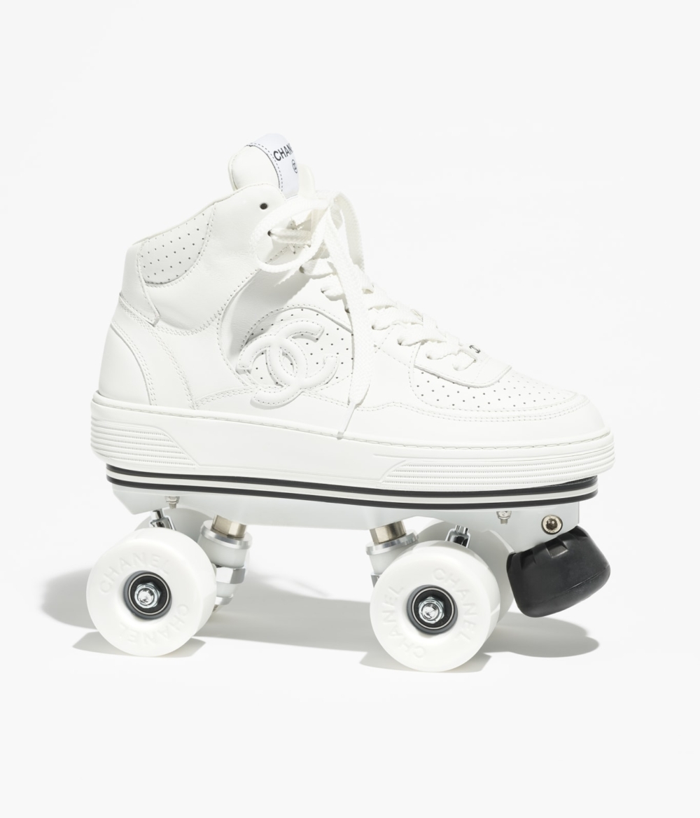 CHANEL roller skates小牛皮溜冰鞋
