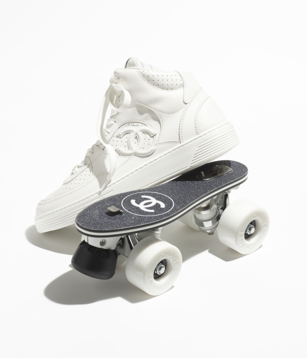 CHANEL roller skates小牛皮溜冰鞋