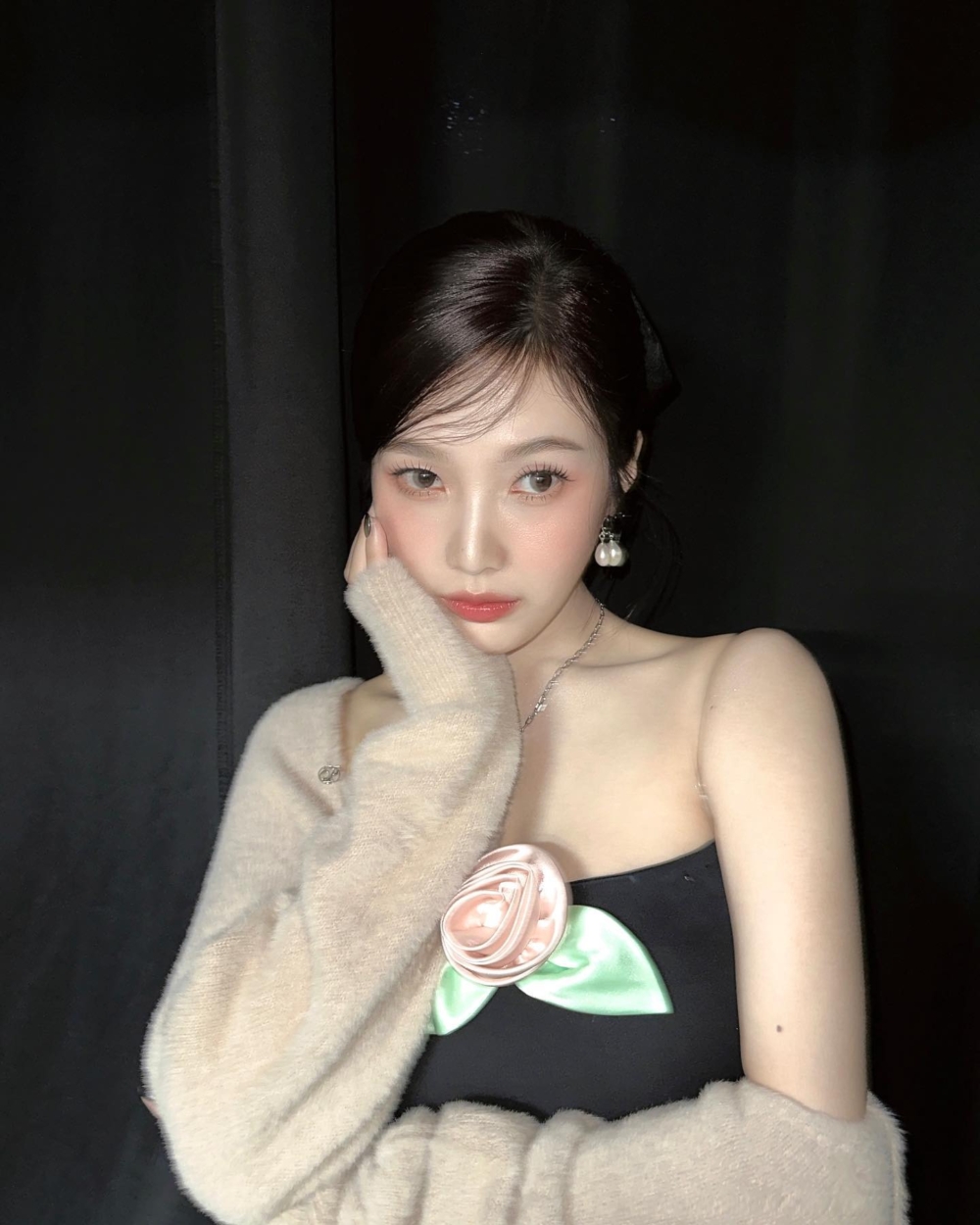 近期韓國女團流行起這款Inner Bang「紫蘇葉瀏海」