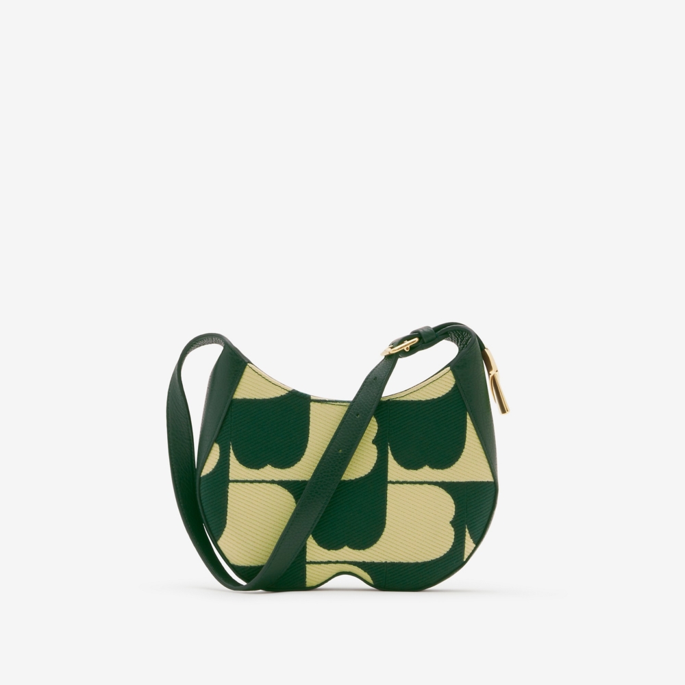 Small Chess Shoulder Bag綠色。
