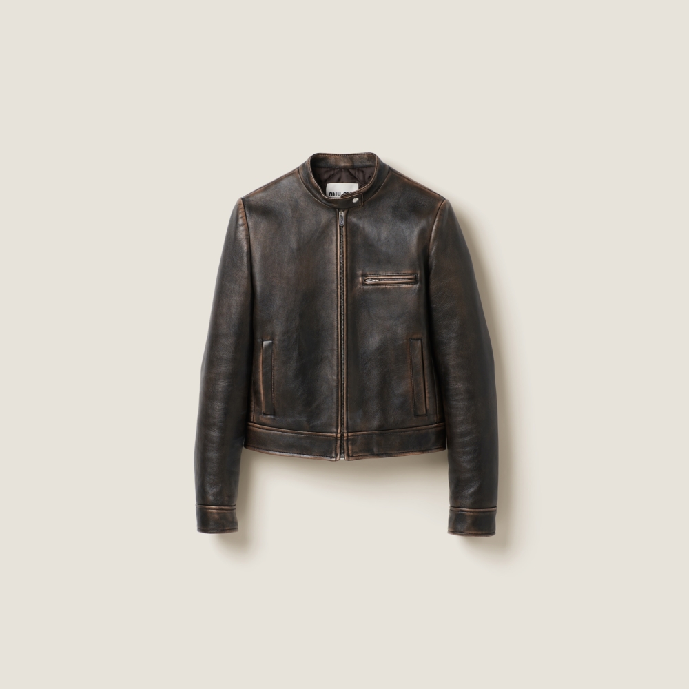 Miu Miu Nappa leather jacket