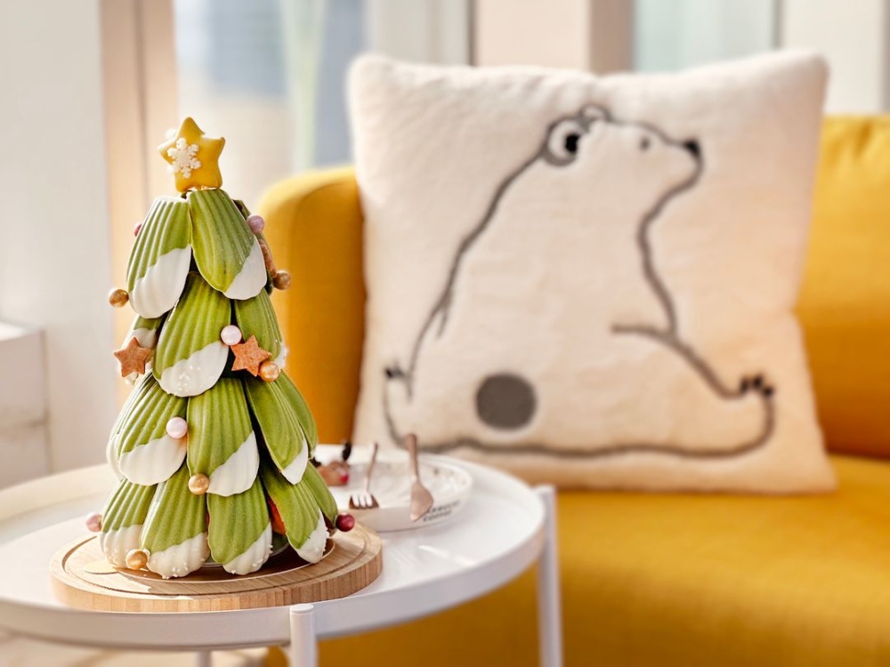 法蕾 ‧ 熊的聖誕蛋糕。 