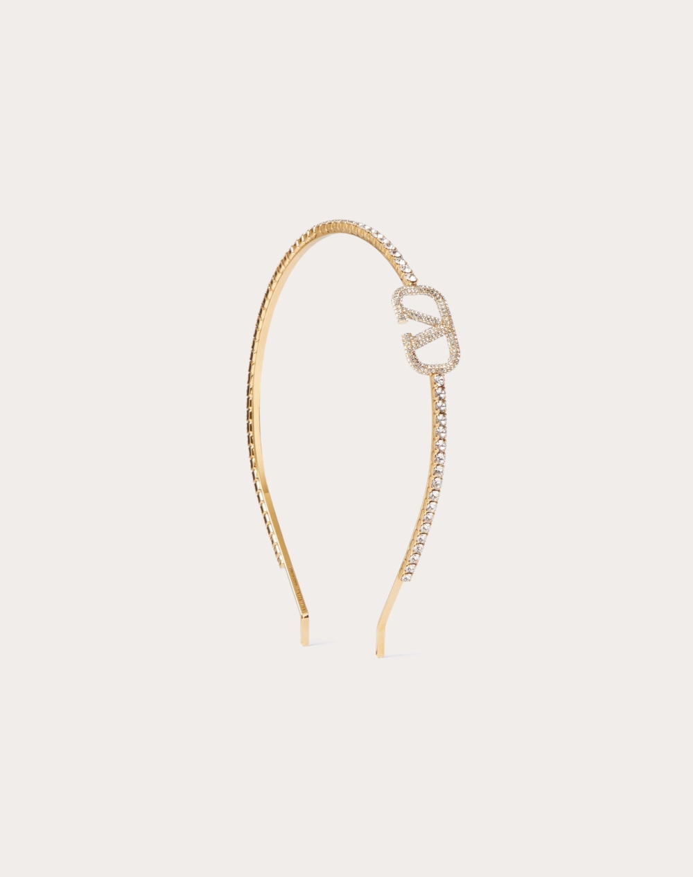 Valentino Vlogo Signature Metal And Swarovski® Crystal Headband水晶髮箍
