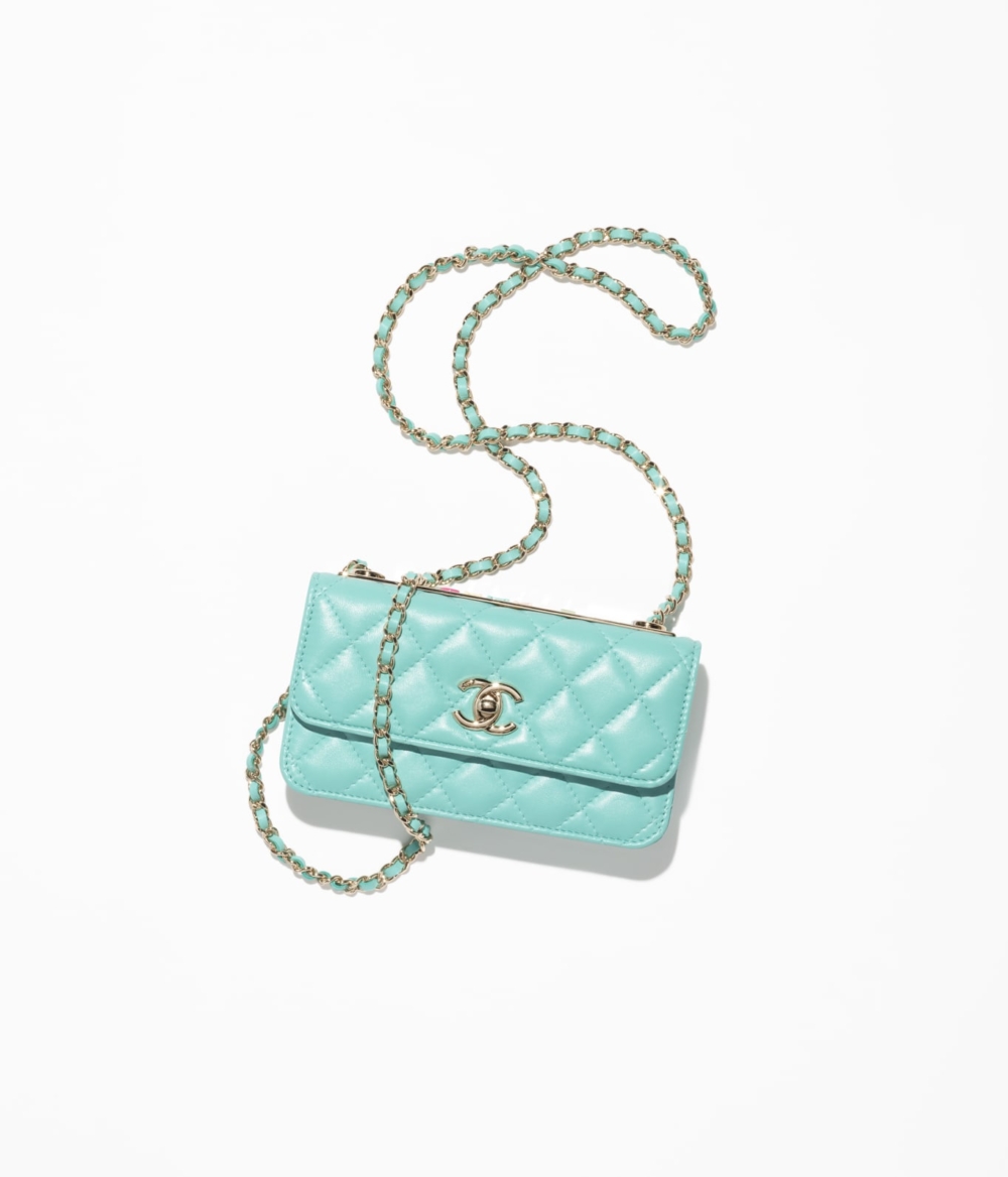 Flap Phone Holder With Chain