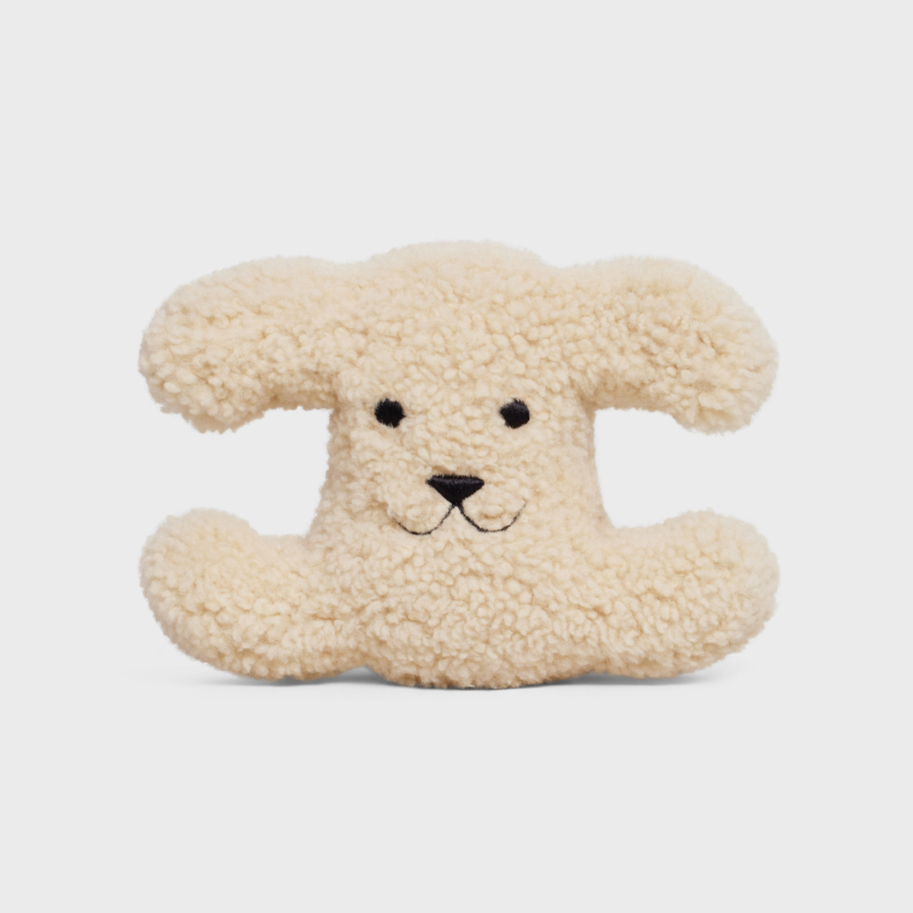 長毛羊皮TRIOMPHE絨毛玩具。