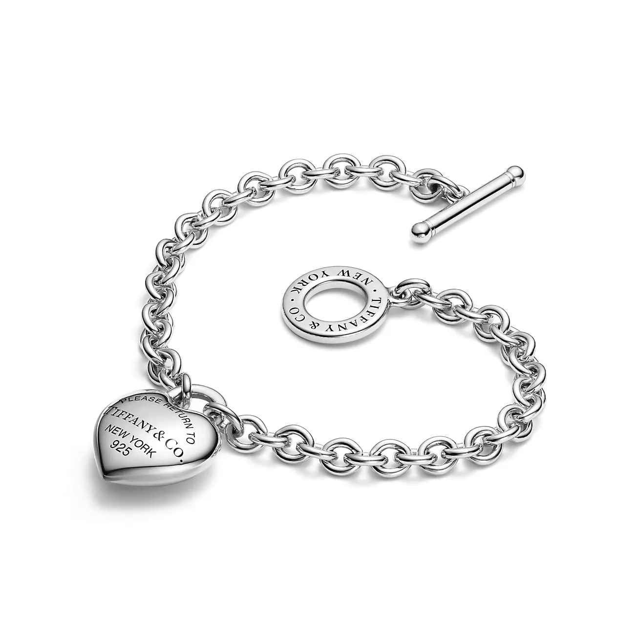 Tiffany & Co Full Heart Toggle Bracelet針釦手鏈
