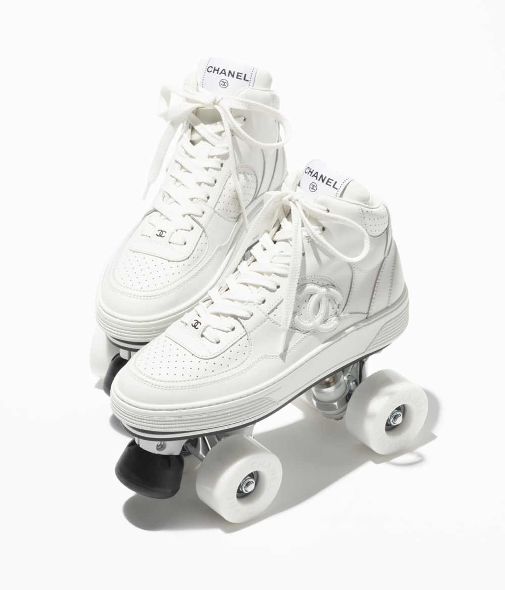 CHANEL roller skates小牛皮溜冰鞋
