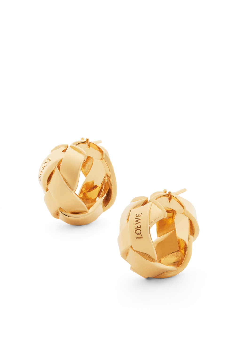 Nest Hoop Earrings In Sterling