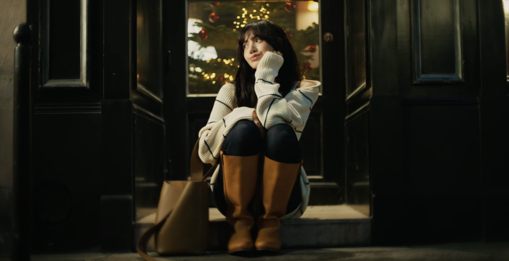 法式的條紋上衣穿搭。