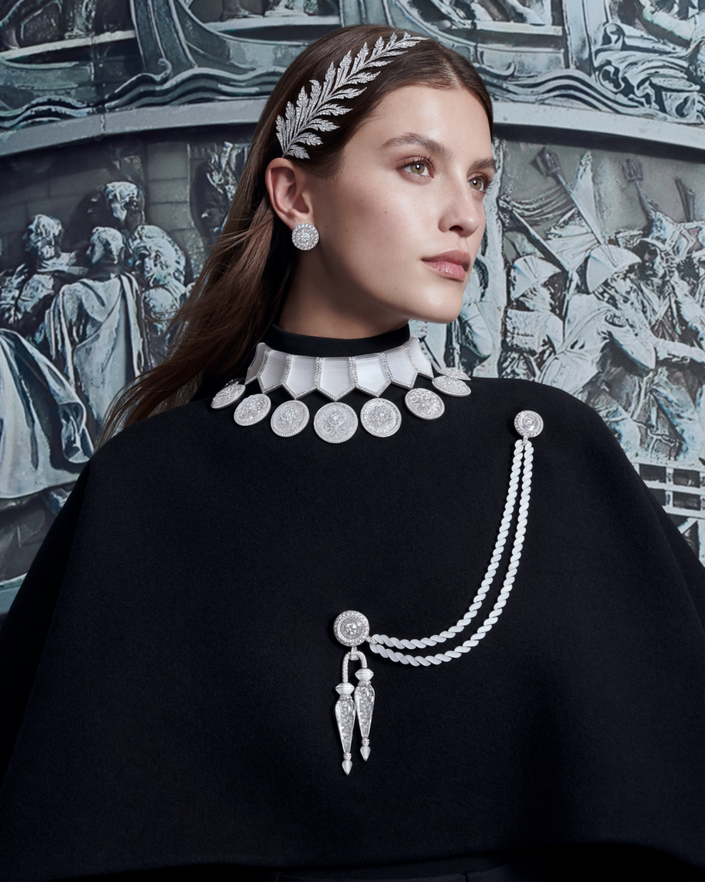 Boucheron全新Histoire de Style高級珠寶系列形象照。