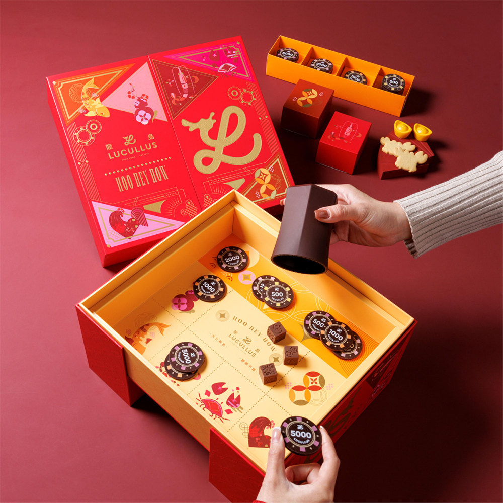 鯉躍龍門「魚蝦蟹」朱古力及曲奇禮盒 (40件裝)。