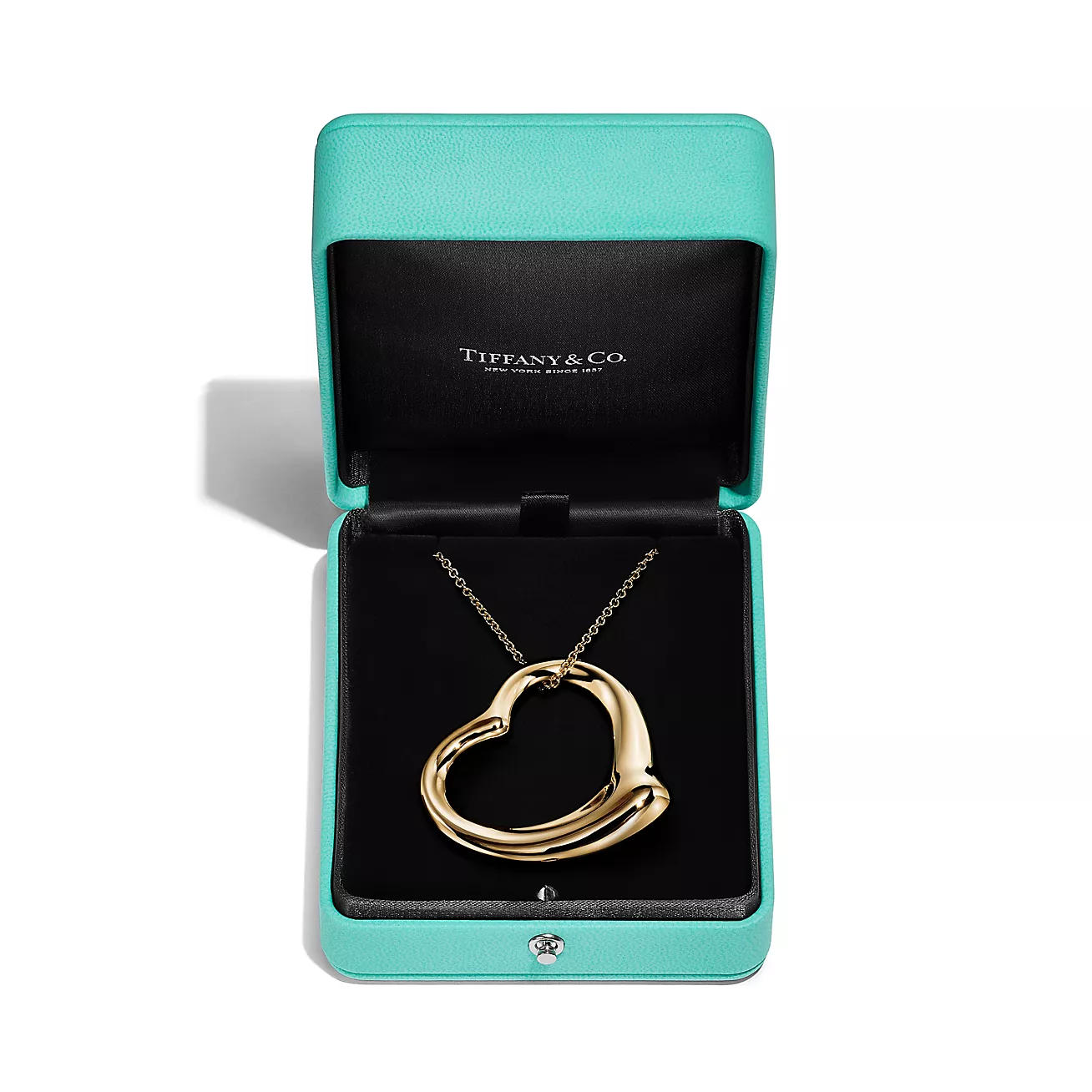 Tiffany &amp; Co. Open Heart Pendant黃金吊墜