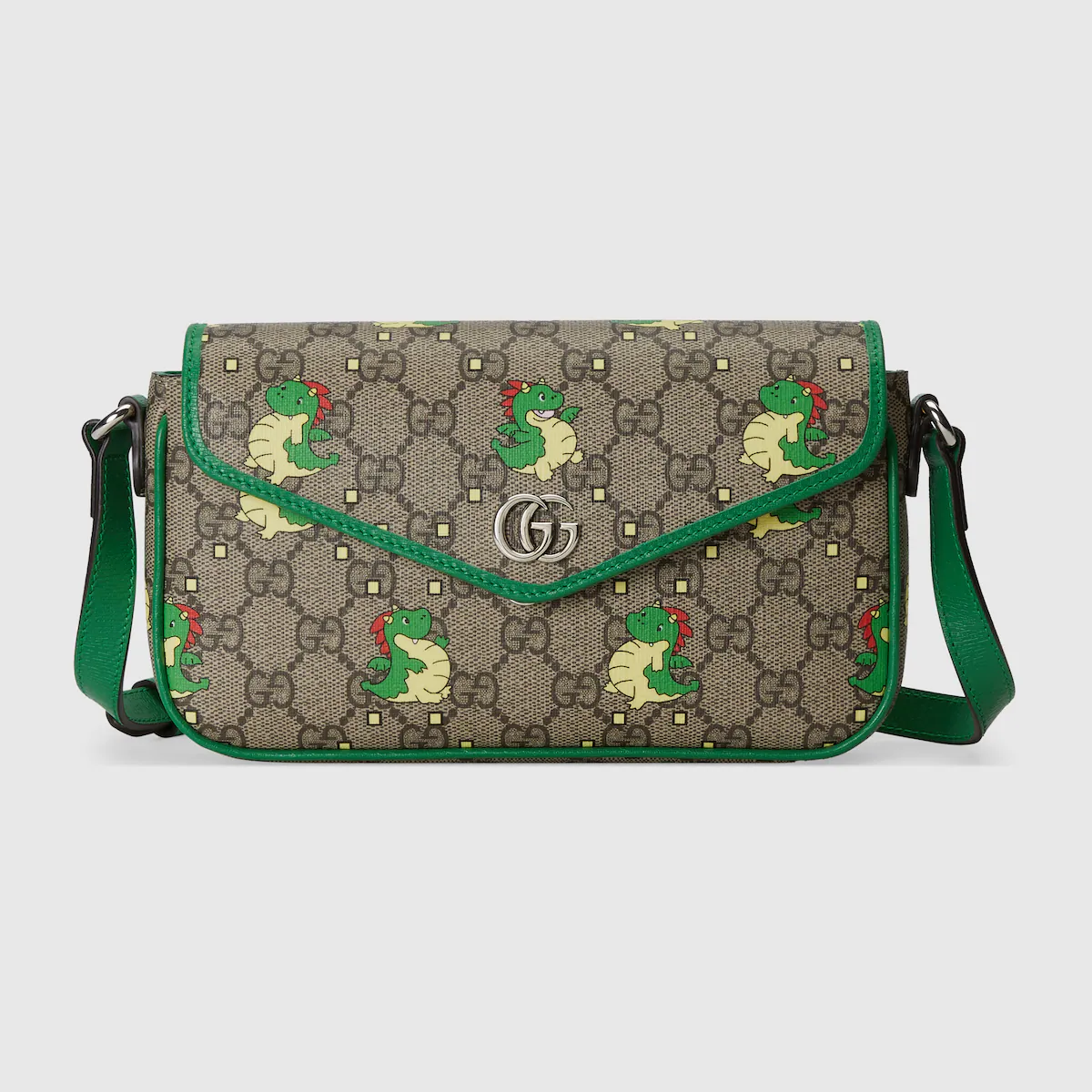 綠色的Double G Mini Bag。