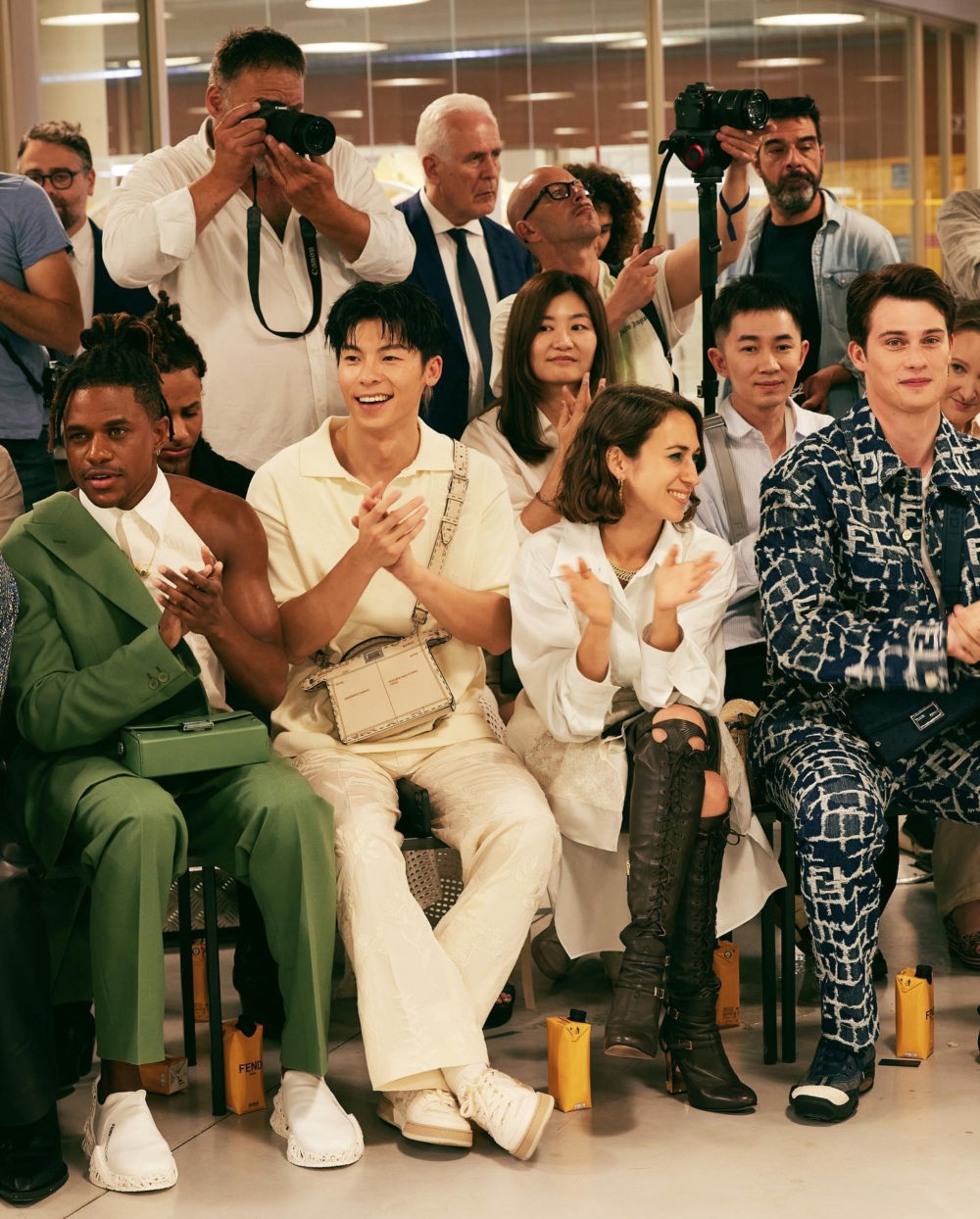 許光漢先前即出席FENDI的2024春夏男裝大秀