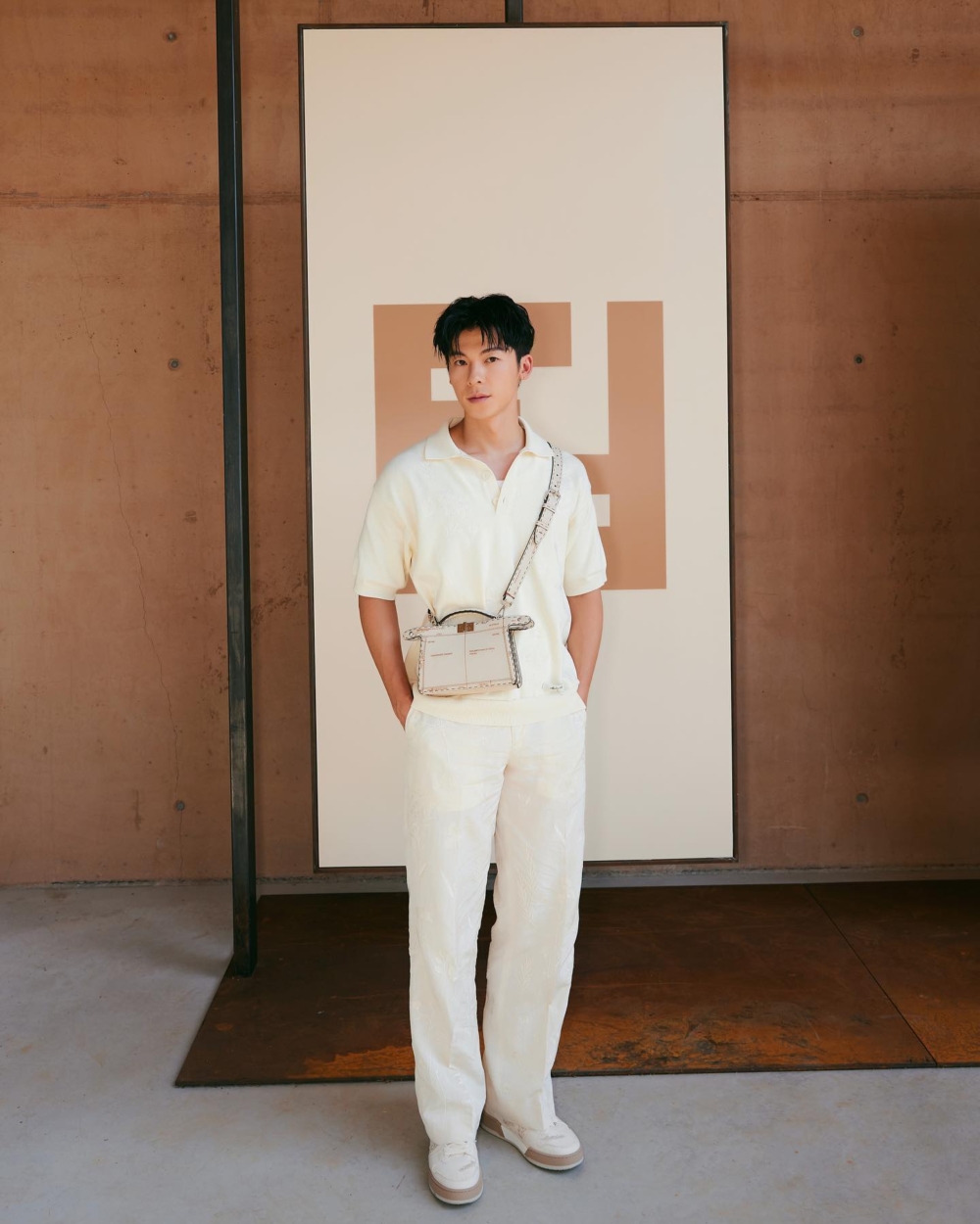 許光漢先前即出席FENDI的2024春夏男裝大秀