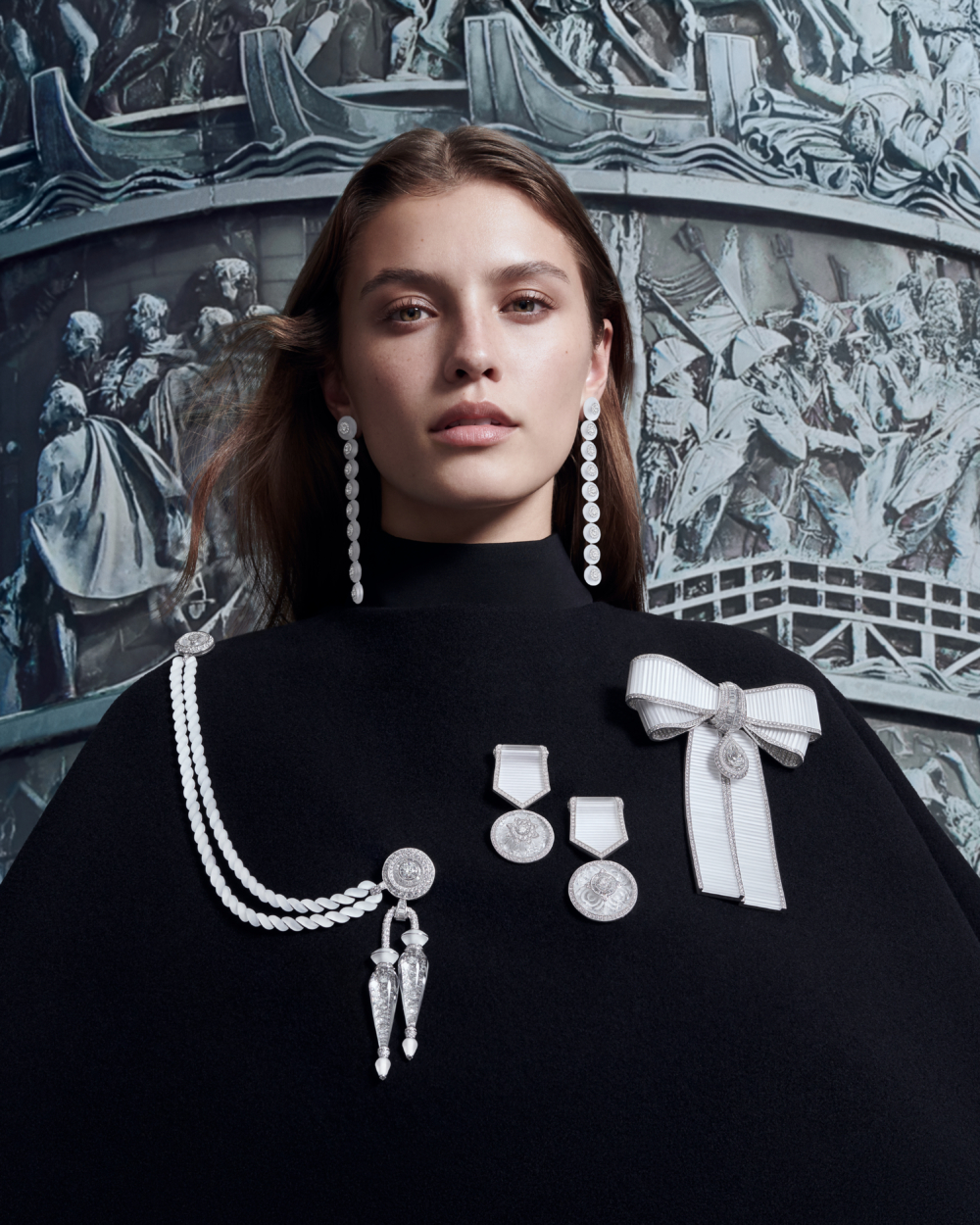 Boucheron全新Histoire de Style高級珠寶系列形象照。