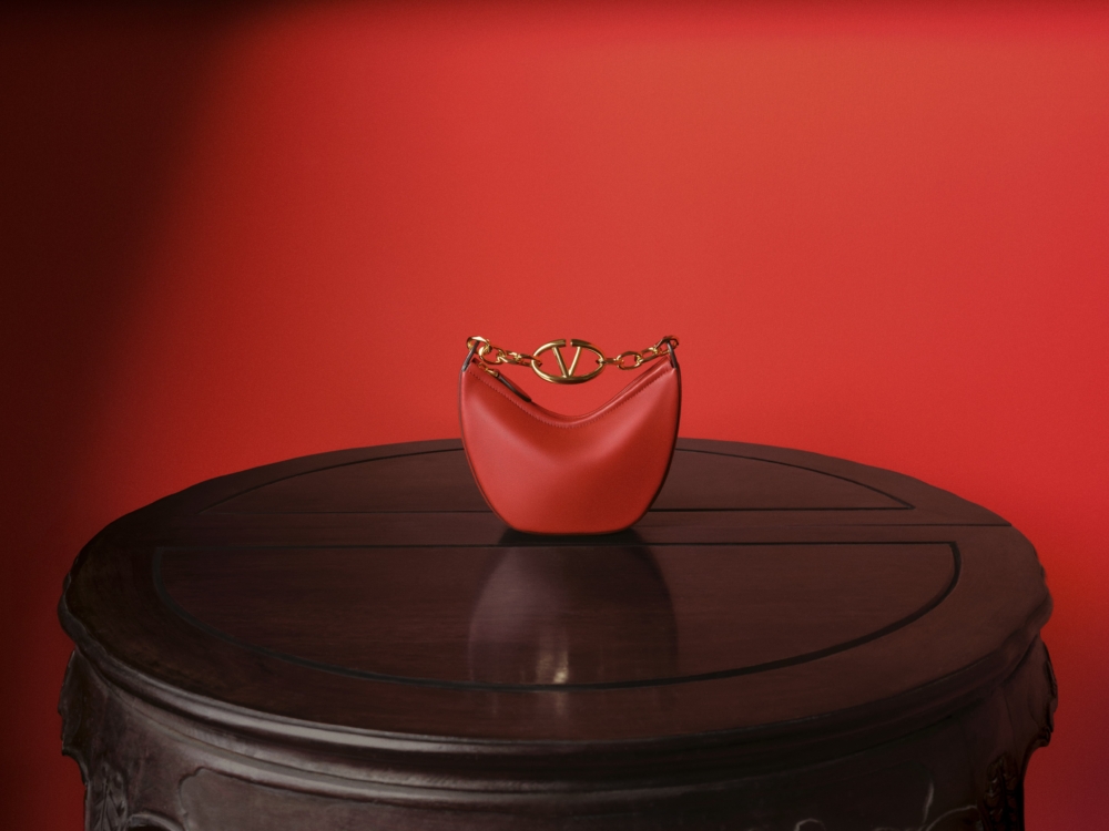 Valentino VLogo Moon迷你Hobo手袋