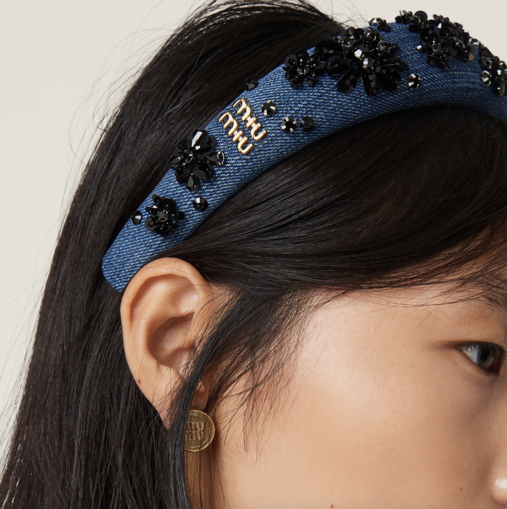 Denim Headband。