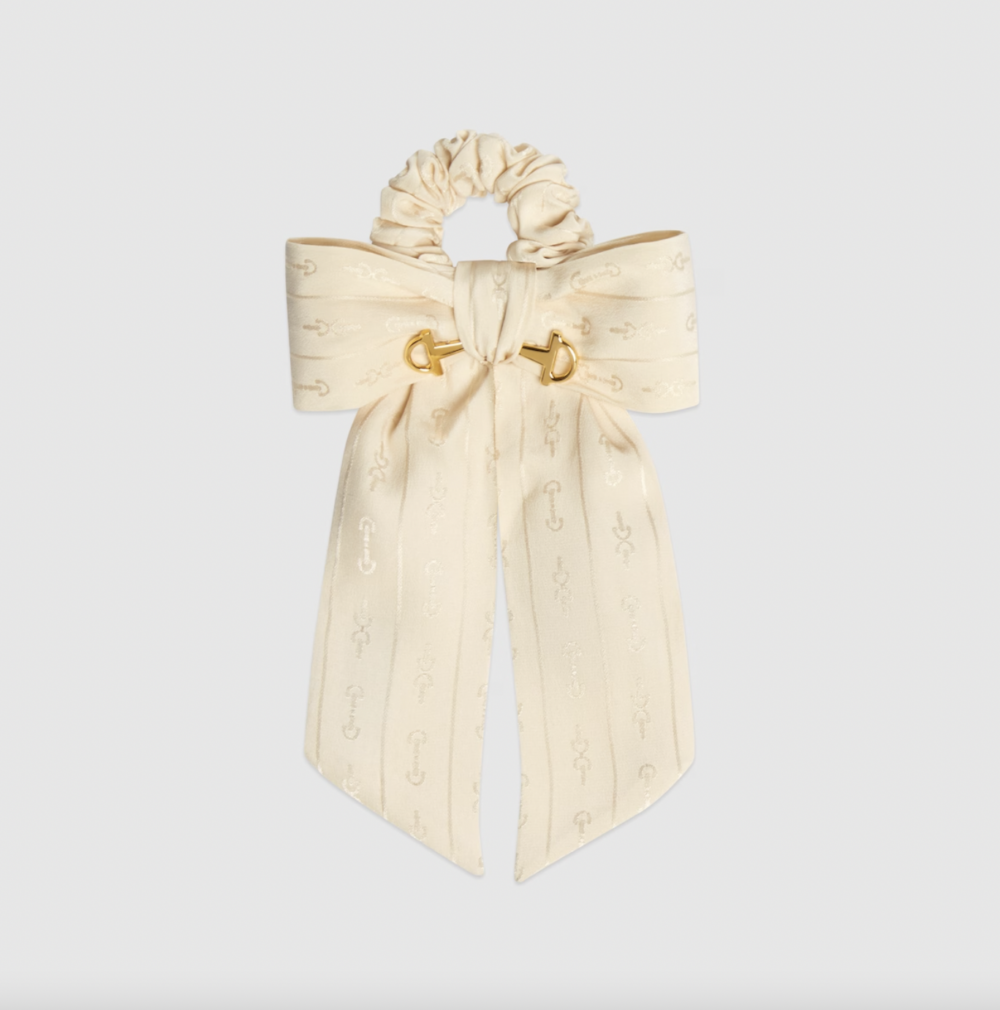 Horsebit Scrunchie with Bow。