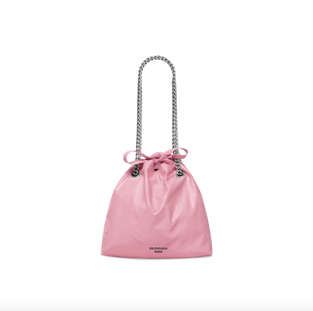 Women's Crush Small Tote Bag in Pink。