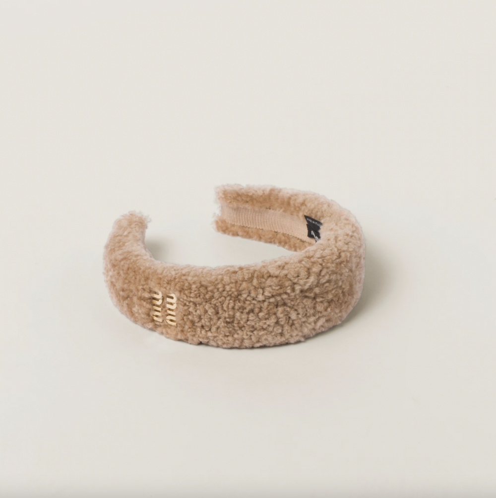 Shearling Headband。