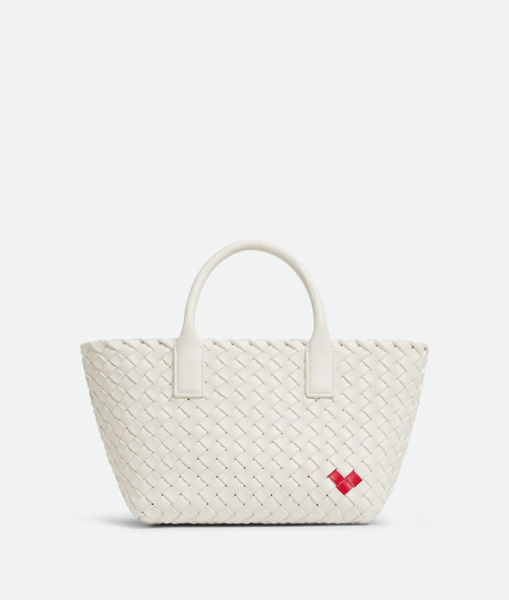 Bottega Veneta MINI CABAT 編織皮革手提包