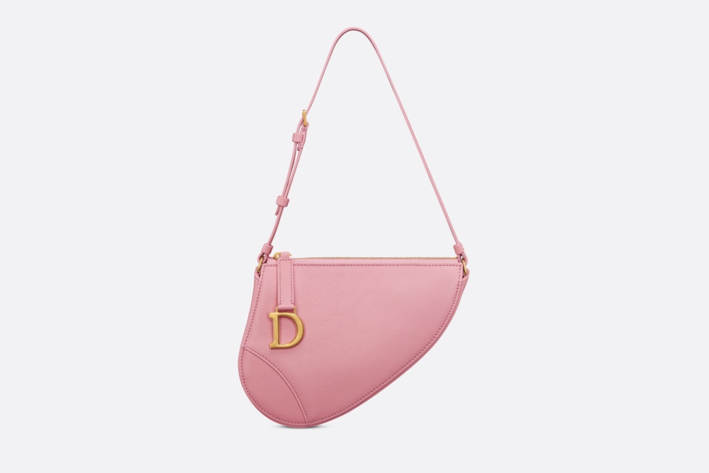 Dior Saddle shoulder pouch肩背小袋蜜桃粉