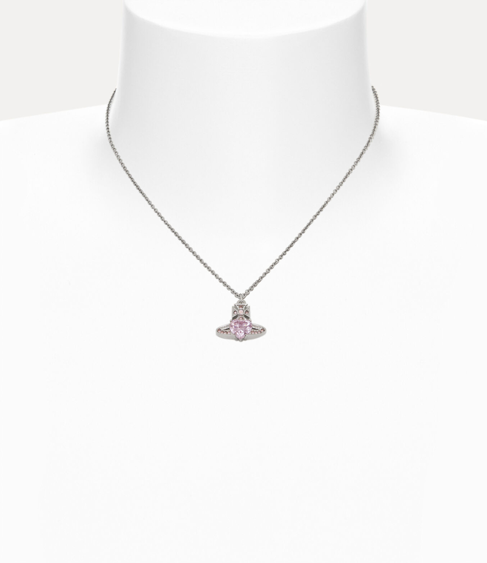 粉紅色愛心項鍊、Ariella Pendant。