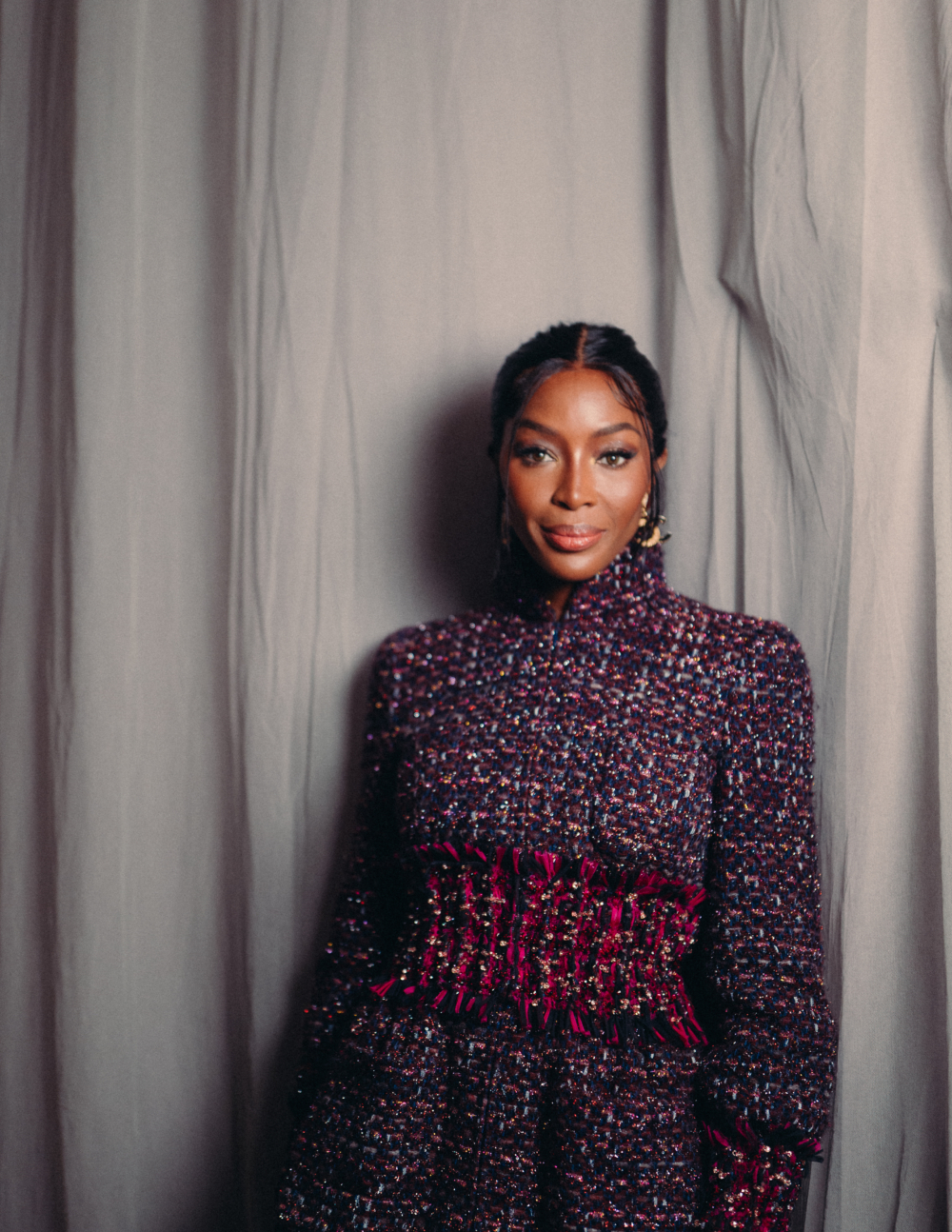 Naomi Campbell這回也出席秀場觀秀。