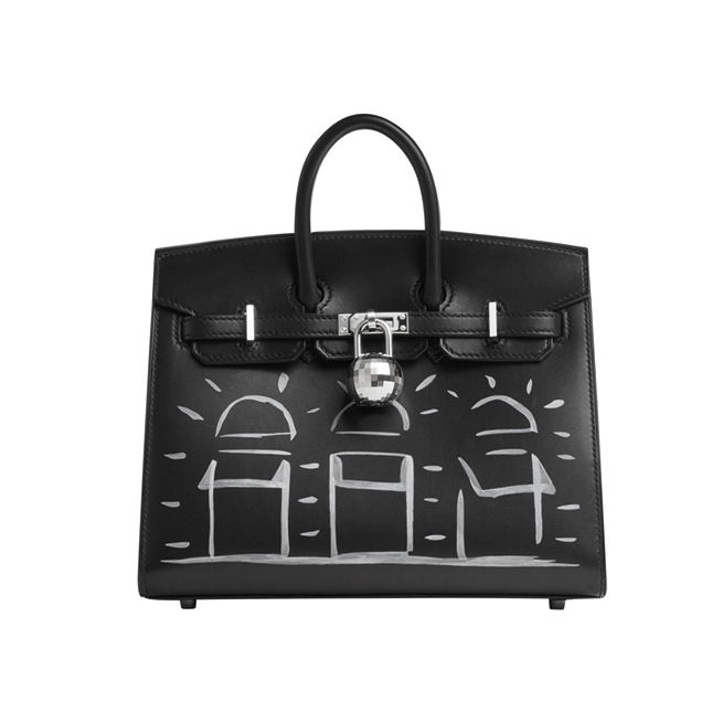 Birkin Sellier Faubourg en fête提包。