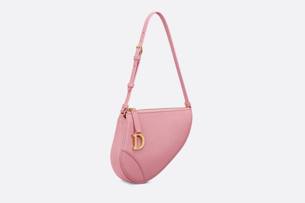 Dior Saddle shoulder pouch肩背小袋蜜桃粉