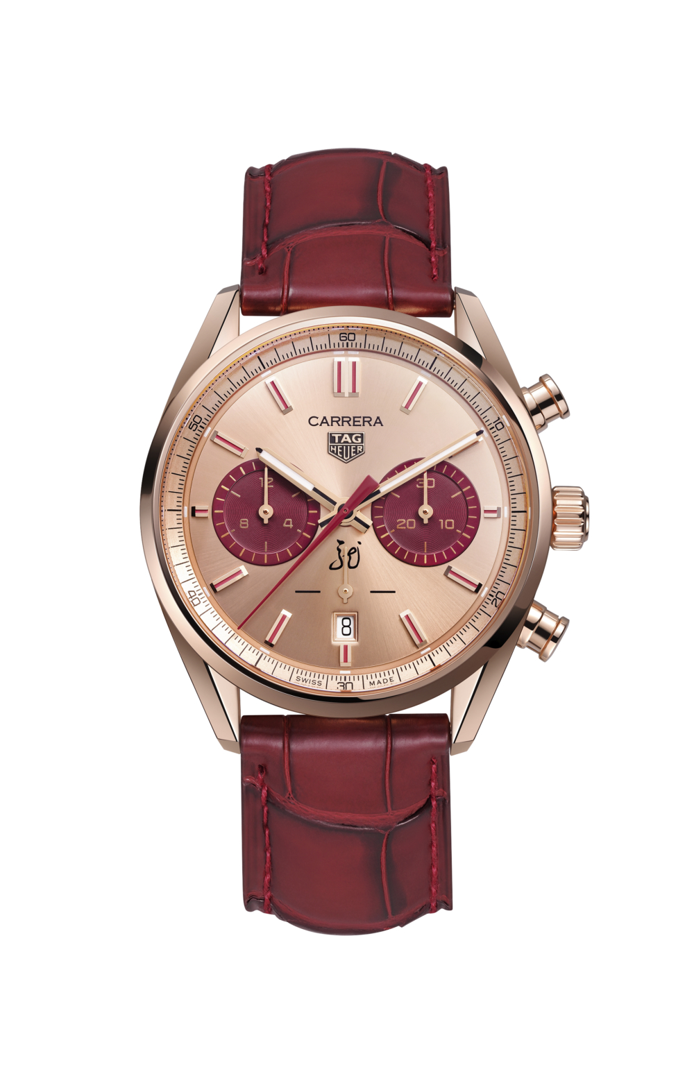 TAG Heuer Carrera Chronograph 龍年限量版腕錶玫瑰金款