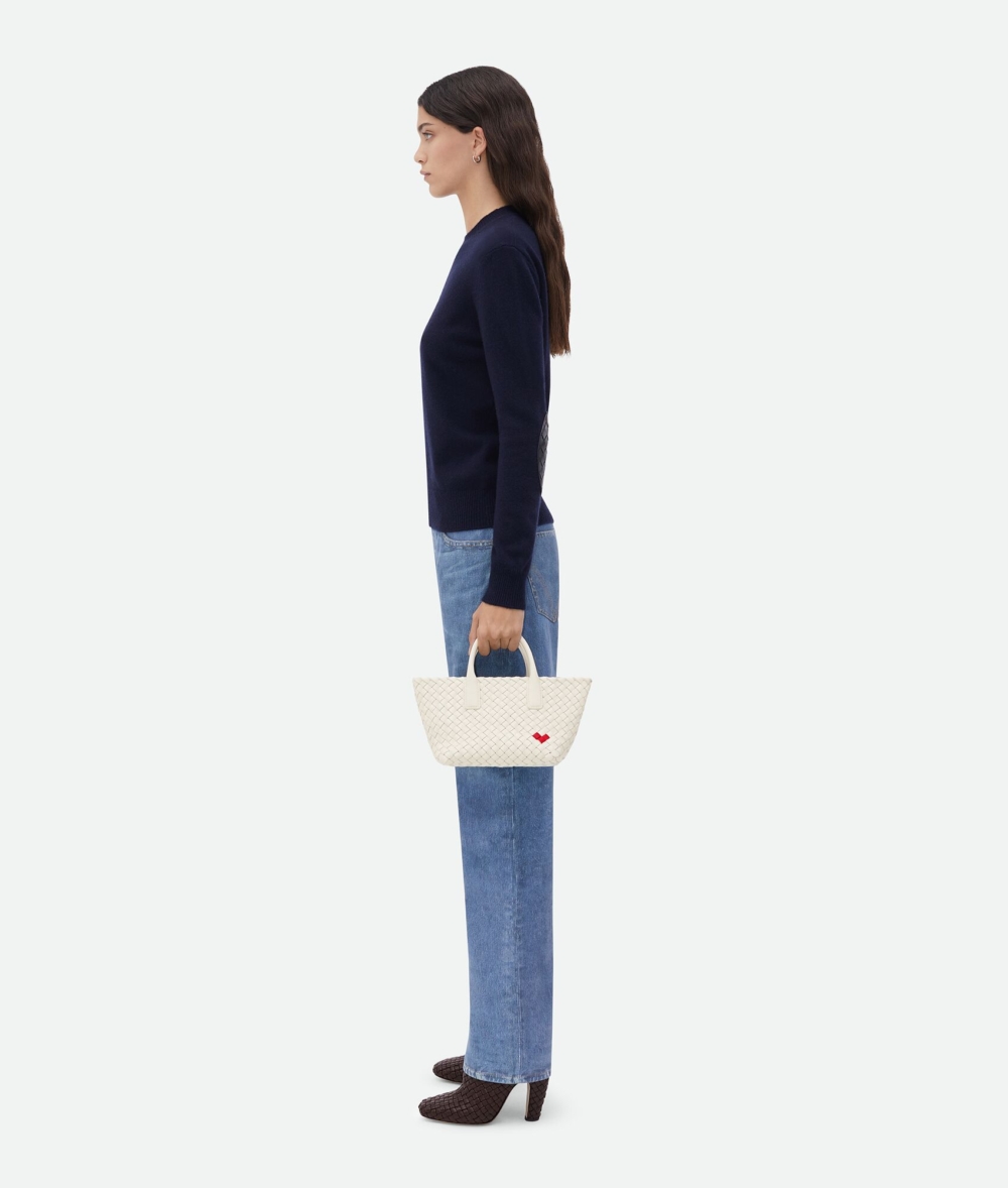 Bottega Veneta MINI CABAT 編織皮革手提包