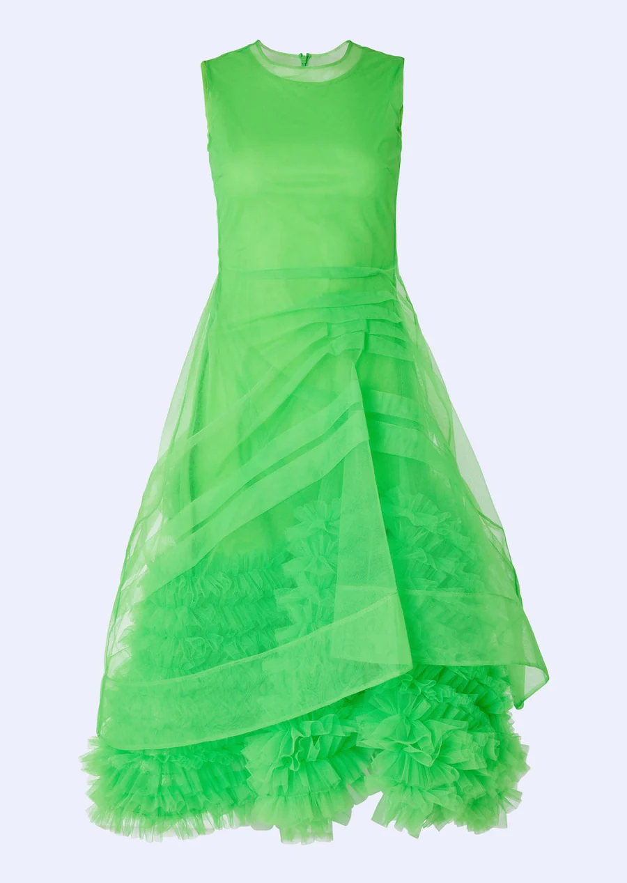 Asher Dress Green。