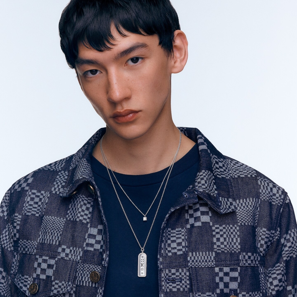 Louis Vuitton Les Gastons Vuitton Trunk 吊墜 - 配白K金鑽石