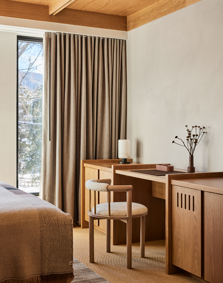 房內的設計相當溫和愜意。