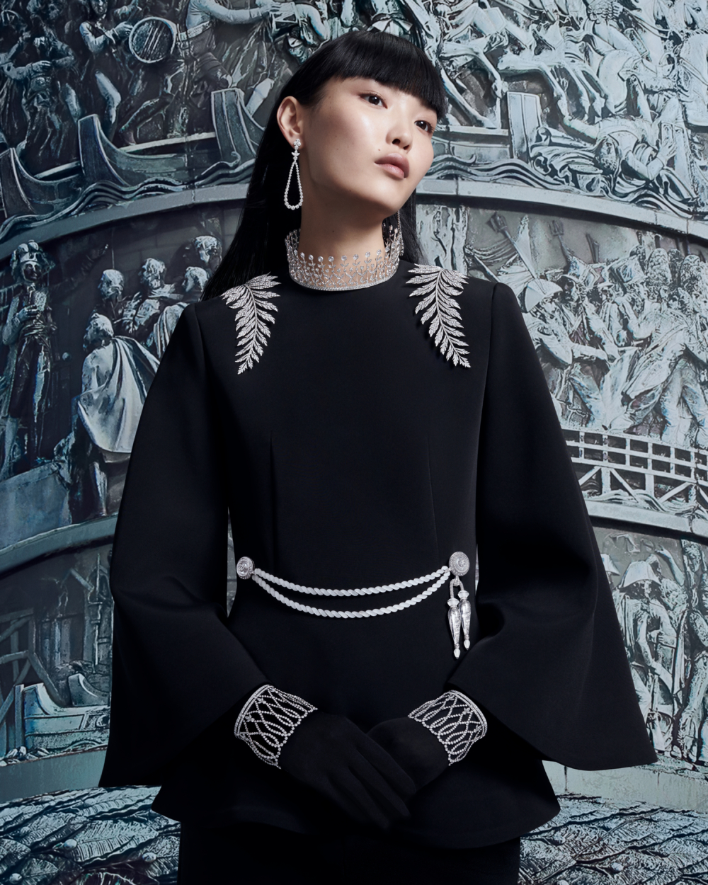Boucheron全新Histoire de Style高級珠寶系列形象照。