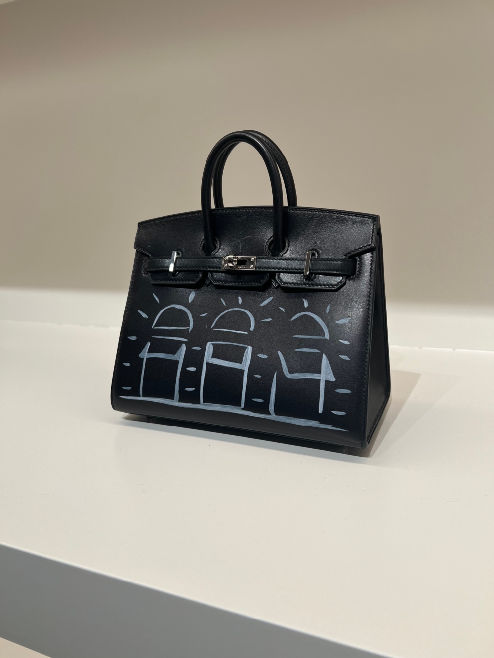Birkin Sellier Faubourg en fête提包實拍照。