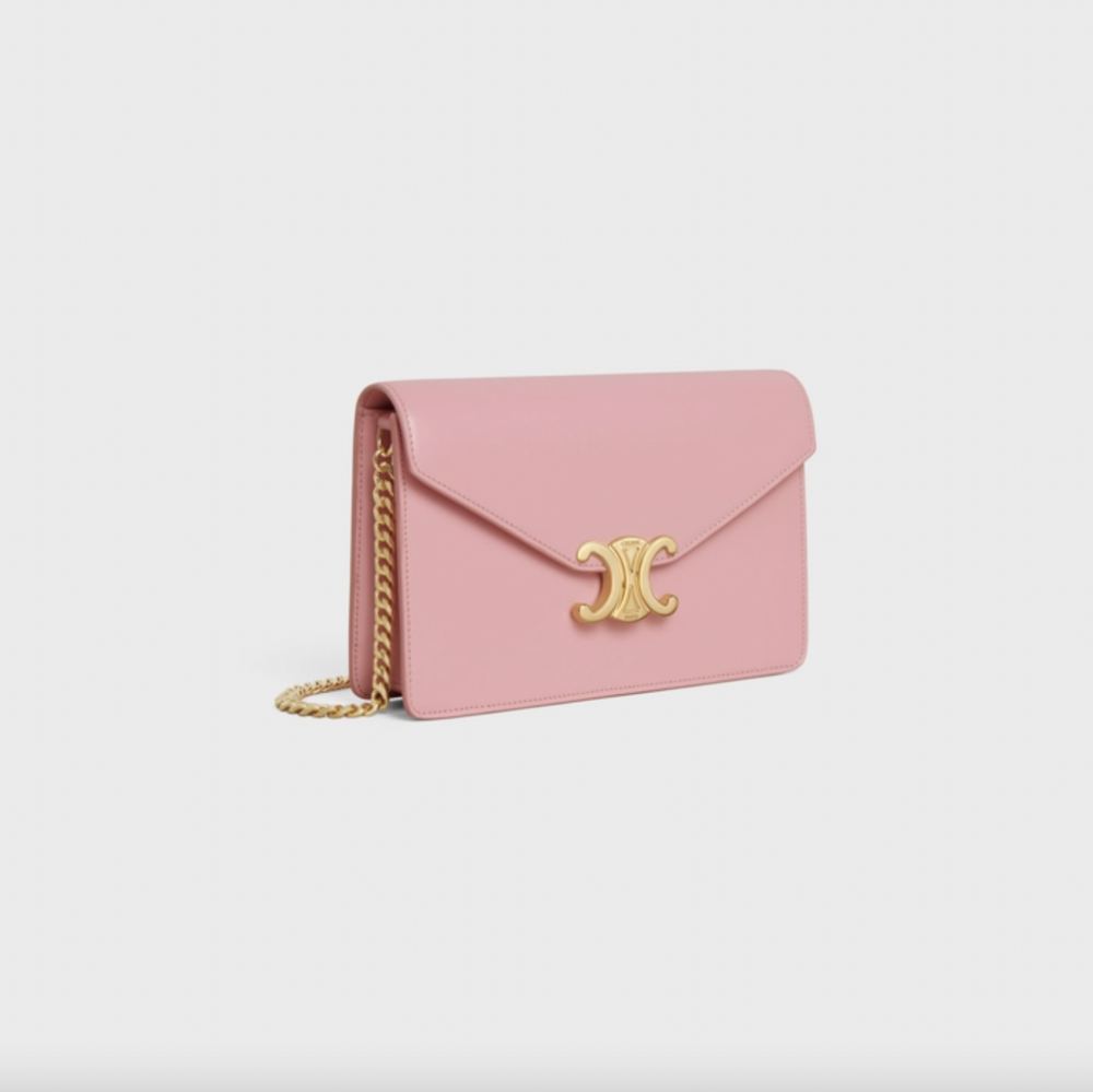 Wallet on Chain Margo in Shiny Calfskin。