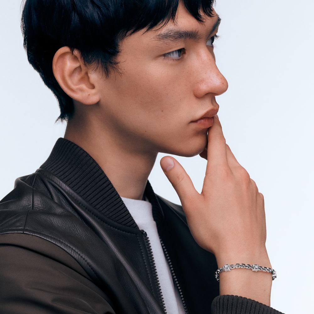 Louis Vuitton Les Gastons Vuitton Trunk 手鐲 - 配白K金及鑽石