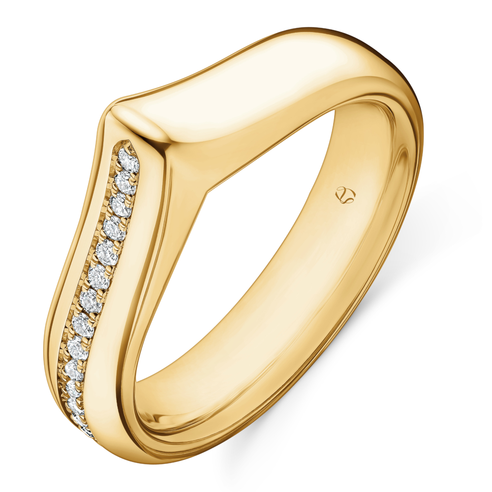 Hearts On Fire(日常款)_LU 黃K金鑽石戒指