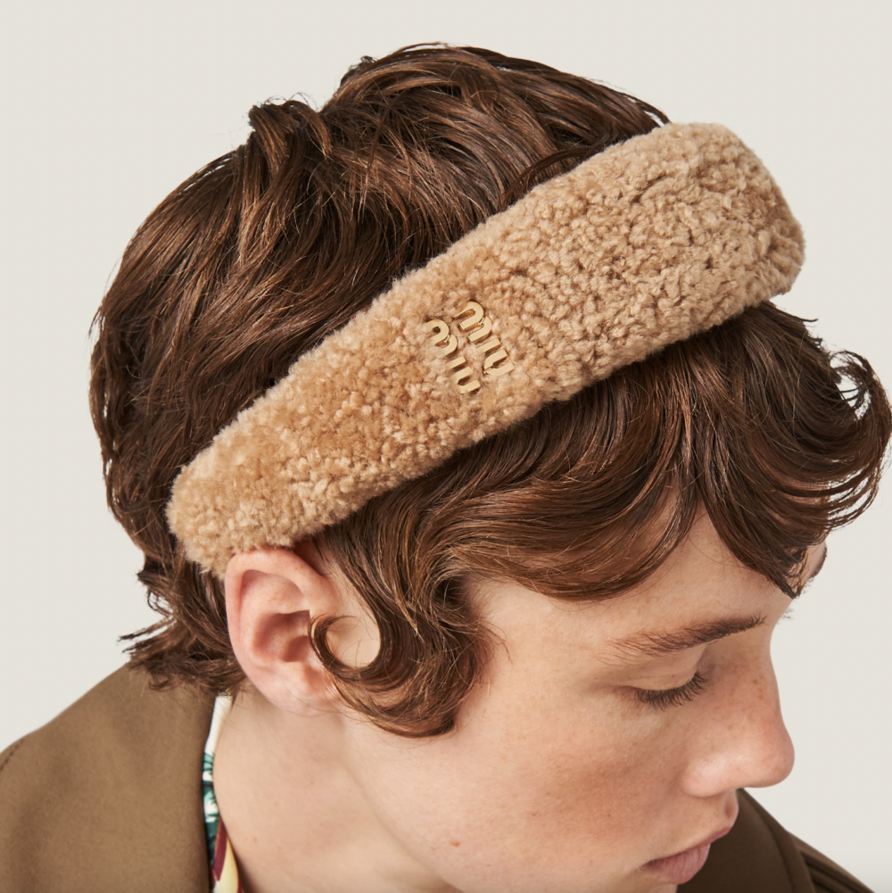 Shearling Headband。