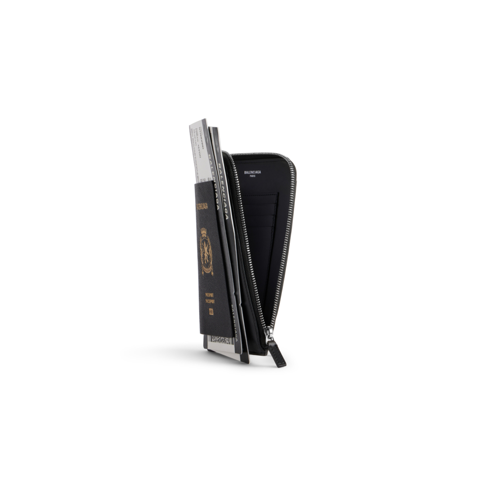 Balenciaga護照夾Men’s Passport Phone Holder In Black