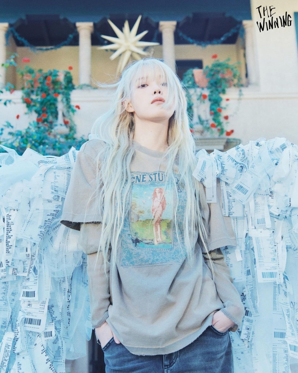 另一套是休閒的造型。