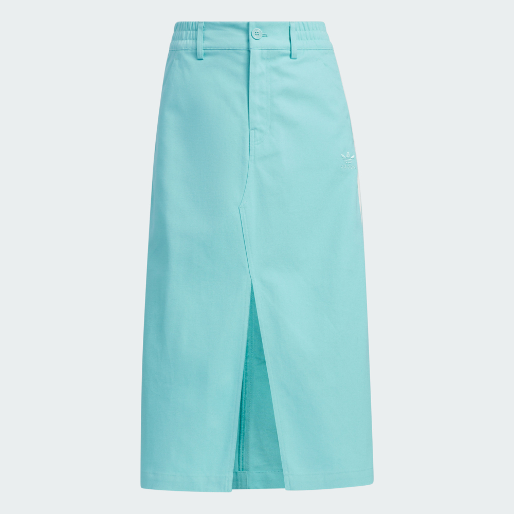 adidas Originals 前開衩A字長裙