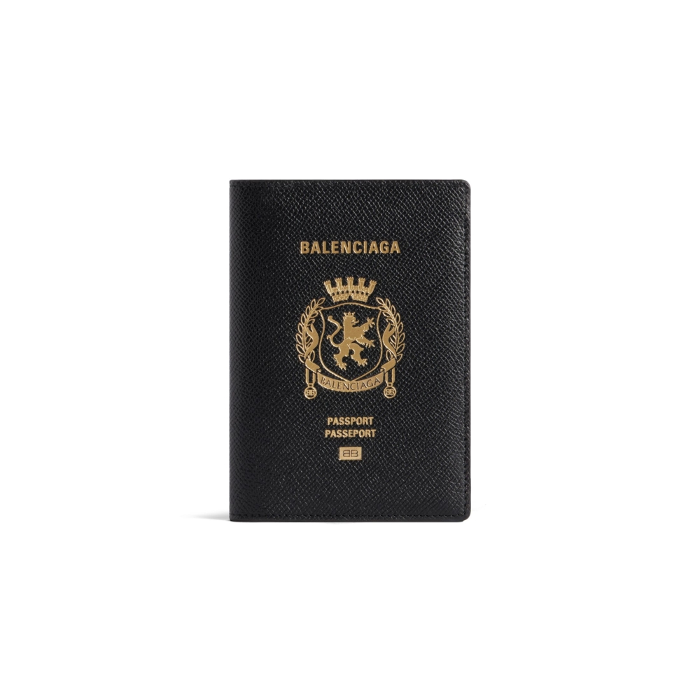 Balenciaga護照夾Men’s Passport Holder In Black