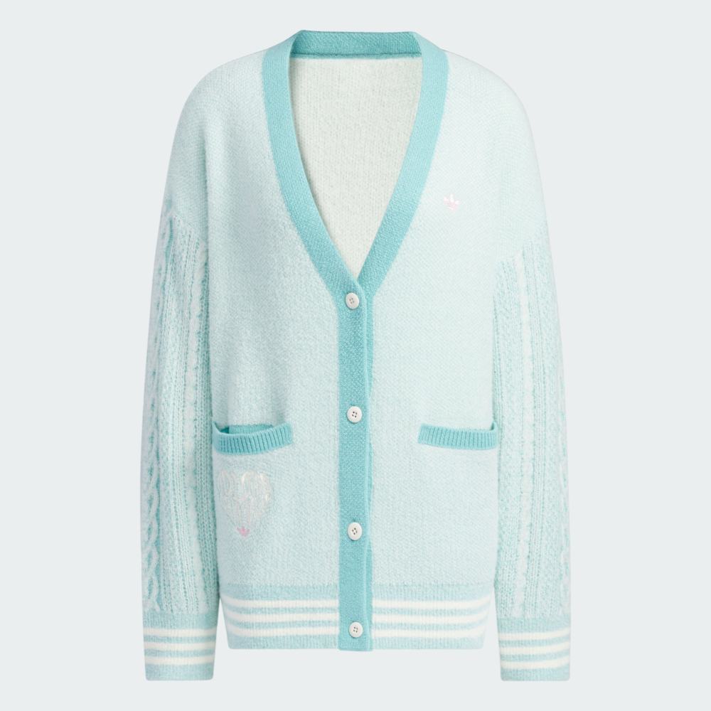 adidas Originals V領開襟針織衫