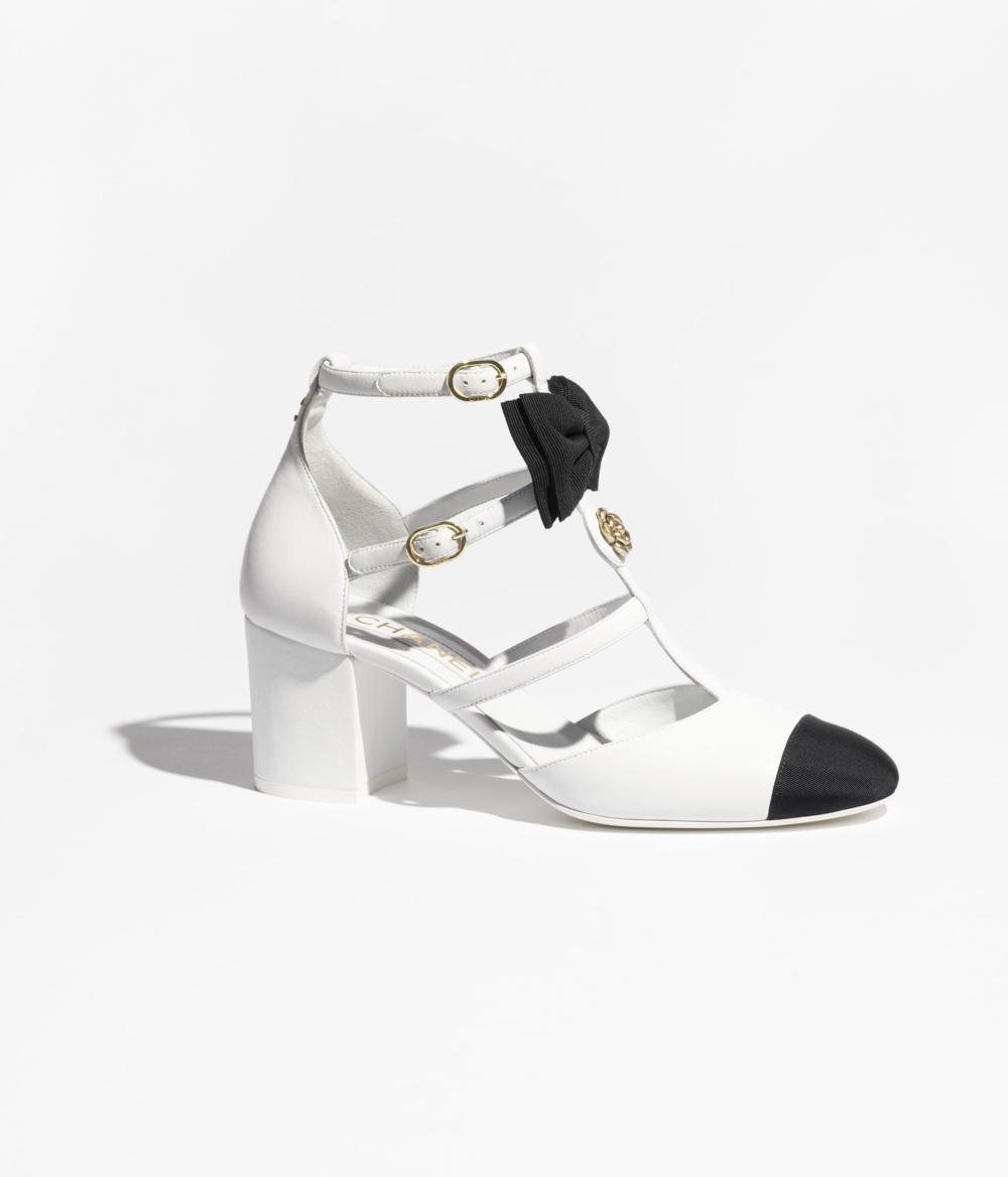 CHANEL高跟Mary Janes